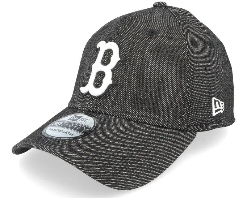 New Era Hatstore Exclusive x Boston Red Sox Washed Denim 39THIRTY Black/White Flexfit online