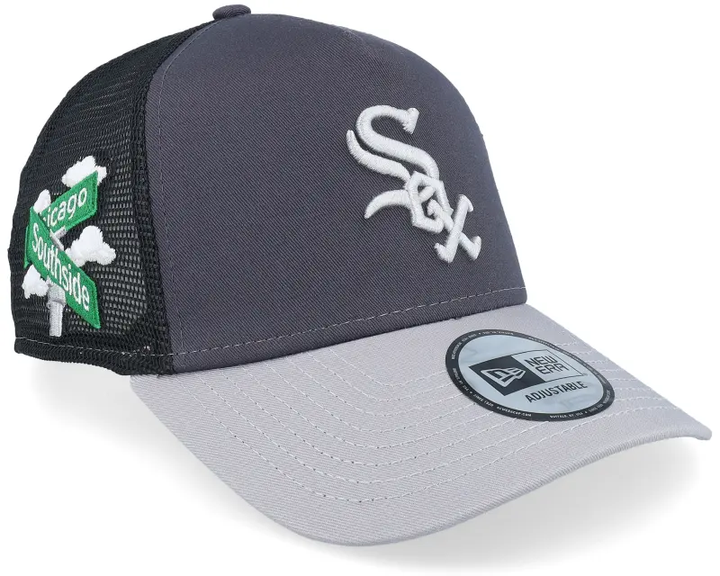 New Era Hatstore Exclusive x Chicago White Sox MLB World Series Charcoal/Grey/Black Trucker online