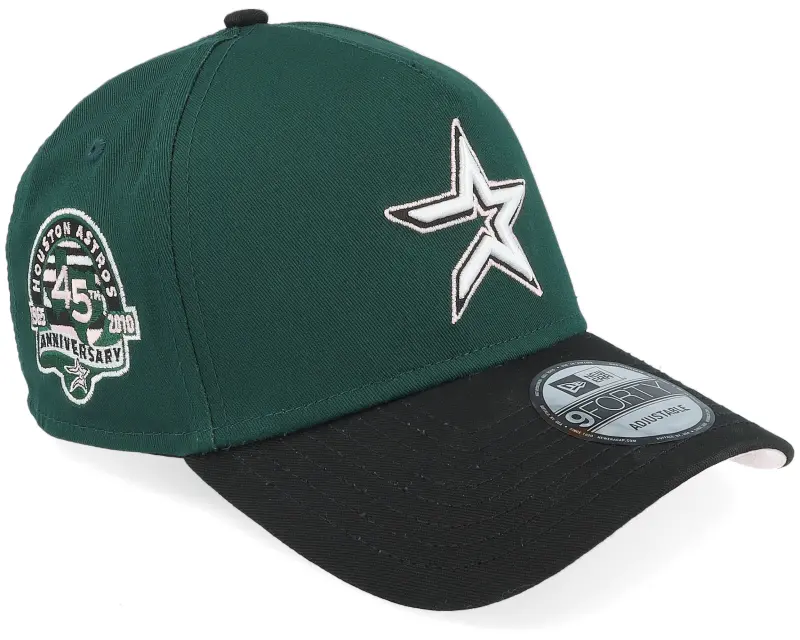 New Era Hatstore Exclusive x Houston Astros 9FORTY 45 Dark Green/Black/Pink A-frame Adjustable online