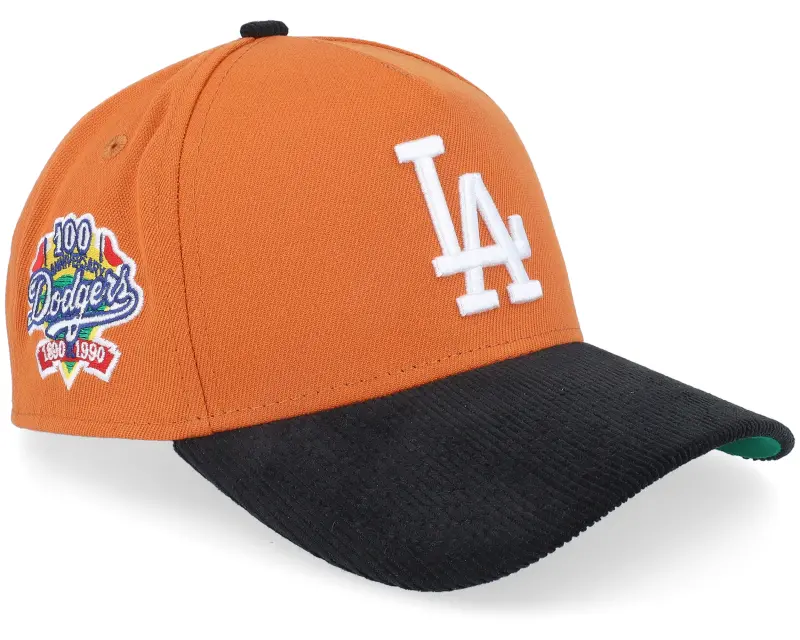 New Era Hatstore Exclusive x Los Angeles Dodgers 9FORTY 100th Anniversary Orange/Black A-Frame Adjustable online