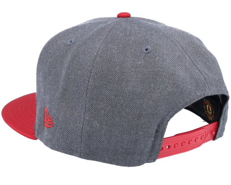 New Era Hatstore Exclusive x Manchester United Heather 9FIFTY Charcoal/Red Snapback online
