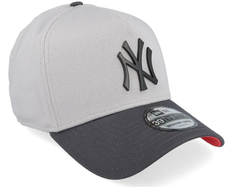 New Era Hatstore Exclusive x New York Yankees Black Badge 39THIRTY A-Frame Grey/Dark Grey Flexfit online