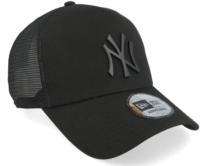 New Era Hatstore Exclusive x New York Yankees MLB Metal Badge Black A-frame Trucker online