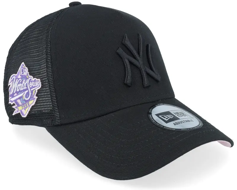 New Era Hatstore Exclusive x New York Yankees MLB World Series Black/Pink A-frame Trucker online