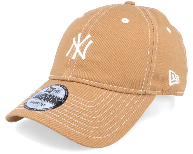 New Era Hatstore Exclusive x New York Yankees Ochre Brown Dad Cap 9TWENTY online