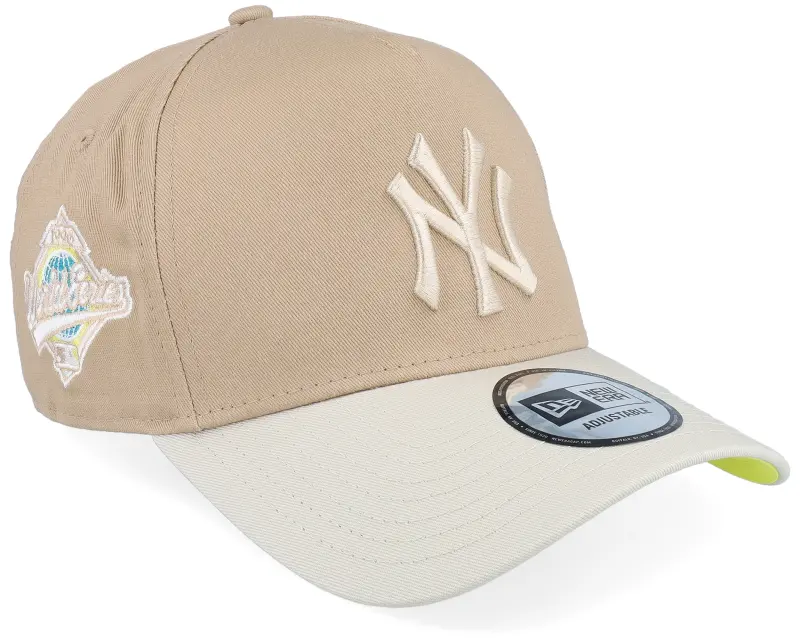 New Era Hatstore Exclusive x New York Yankees Patch 9FORTY Stone/Camel A-frame Adjustable online
