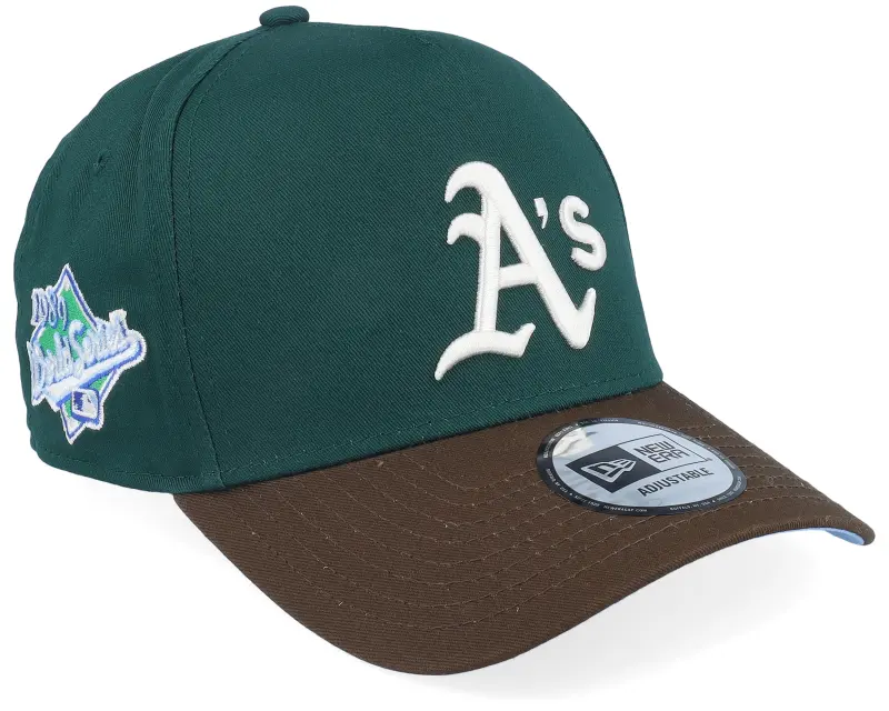 New Era Hatstore Exclusive x Oakland Athletics Patch 9FORTY Dark Green/Brown A-frame Adjustable online