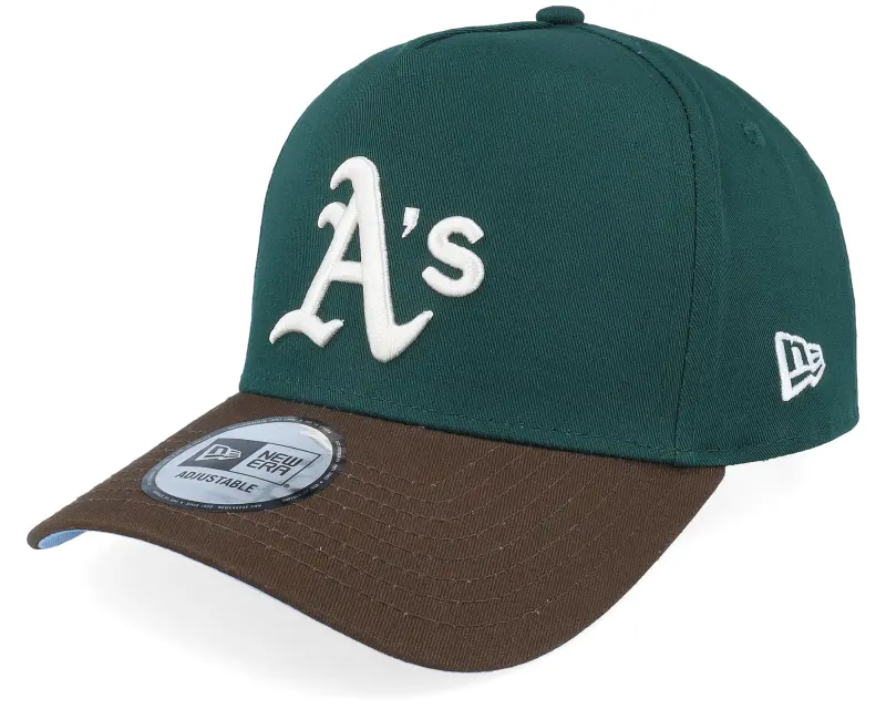 New Era Hatstore Exclusive x Oakland Athletics Patch 9FORTY Dark Green/Brown A-frame Adjustable online