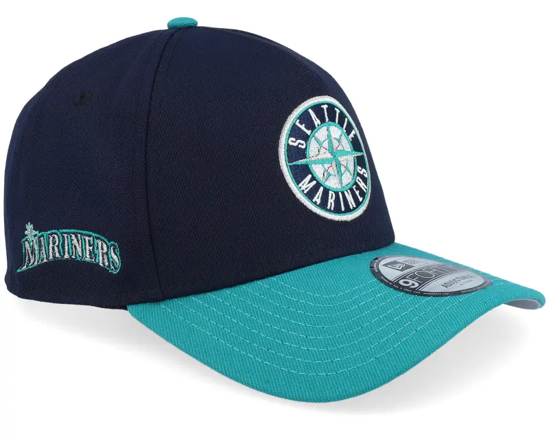 New Era Hatstore Exclusive x Seattle Mariners Color Clash 9FORTY Navy/Nw Green A-frame Adjustable online