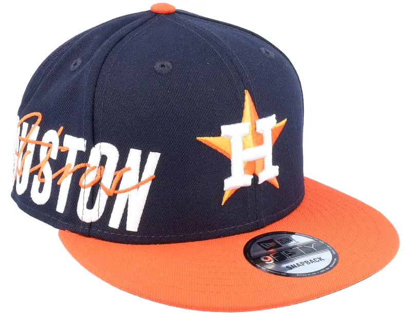 New Era Houston Astros 9FIFTY Sidefont Navy/Orange Snapback online