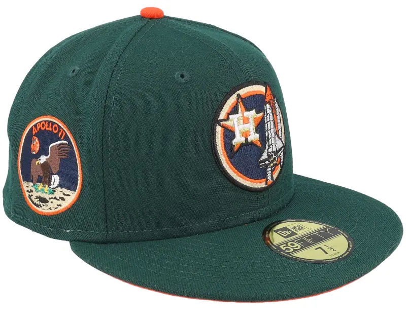 New Era Houston Astros Asteroid 59FIFTY Apollo Dark Green Fitted online