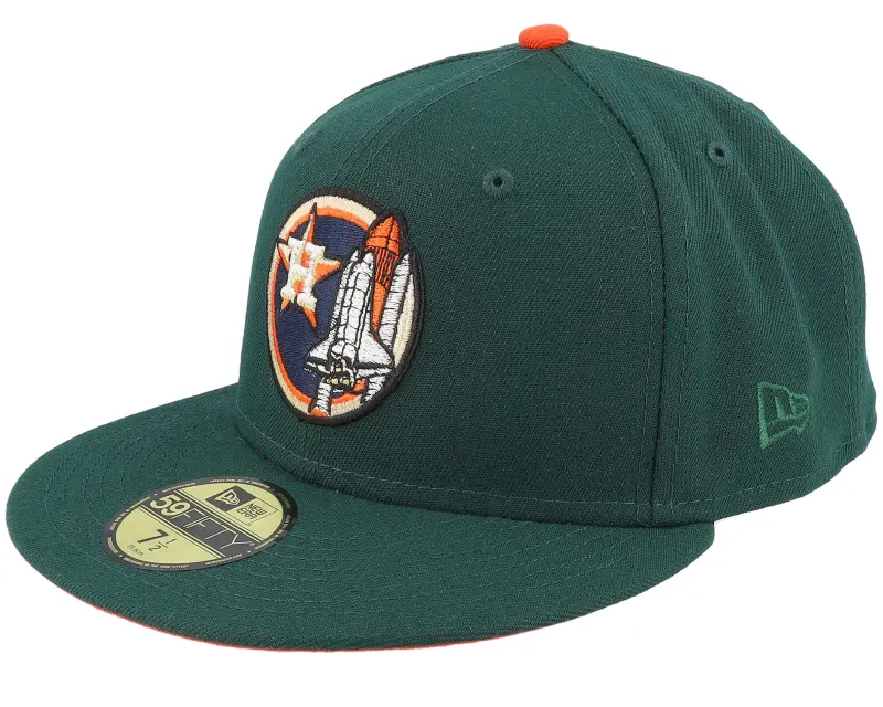 New Era Houston Astros Asteroid 59FIFTY Apollo Dark Green Fitted online