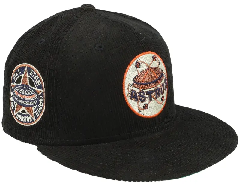 New Era Houston Astros Corduroy Flush 59FIFTY Black Fitted online