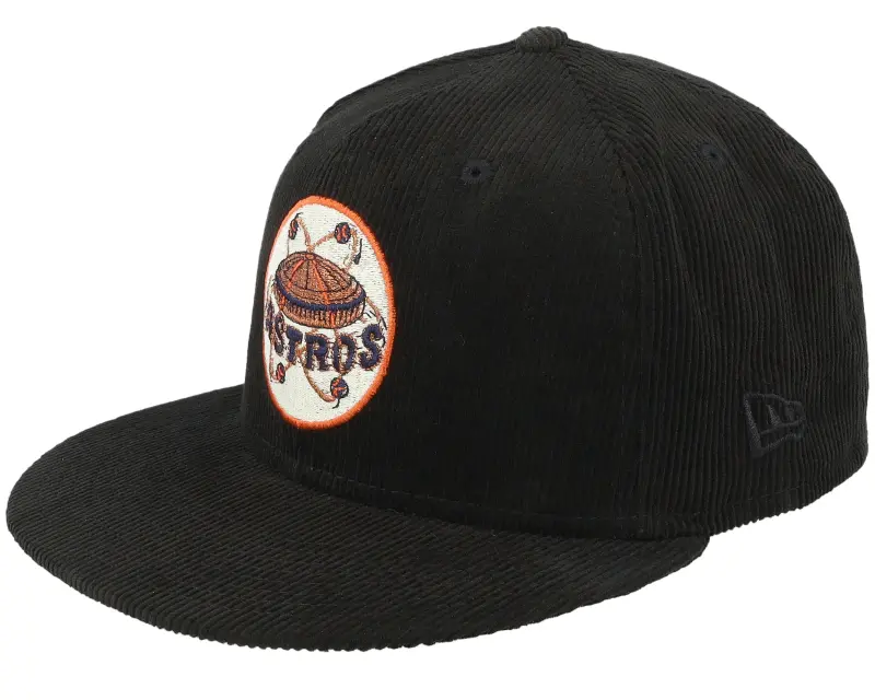New Era Houston Astros Corduroy Flush 59FIFTY Black Fitted online