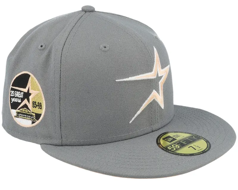 New Era Houston Astros Coronation 59FIFTY 35th Grey/Peach Fitted online