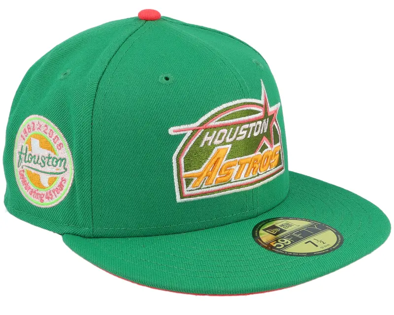 New Era Houston Astros Lighthouse 59FIFTY 45 Years Green/Lava Fitted online