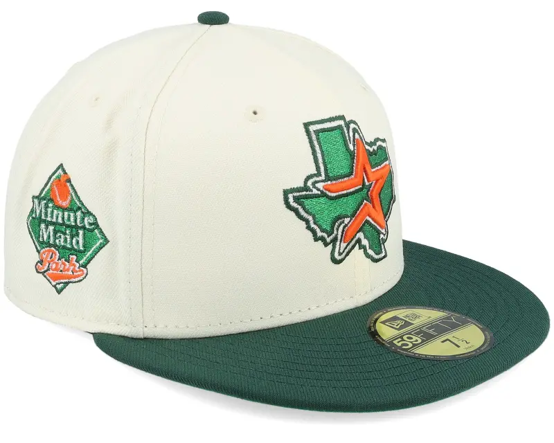 New Era Houston Astros Polka Dot 59FIFTY Cc Chrome/Dark Green Fitted online