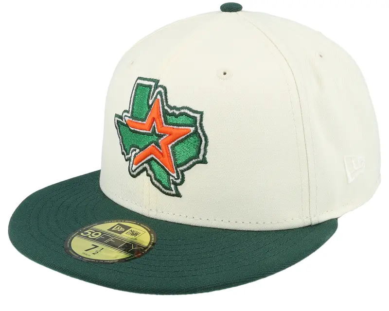 New Era Houston Astros Polka Dot 59FIFTY Cc Chrome/Dark Green Fitted online