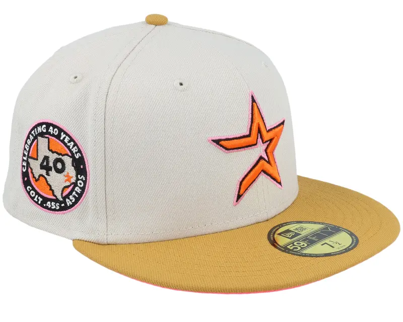 New Era Houston Astros Squad 59FIFTY 40th Panama/Tan Fitted online