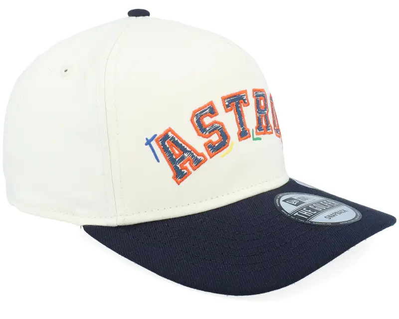 New Era Houston Astros Team Scribble Chrome/Navy A-frame Adjustable online