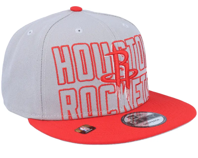 New Era Houston Rockets 2023 NBA Draft 9FIFTY Grey/Red Snapback online