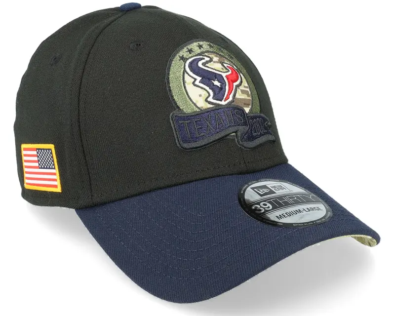 New Era Houston Texans M 39THIRTY NFL Salute To Service 22 Black/Navy Flexfit online