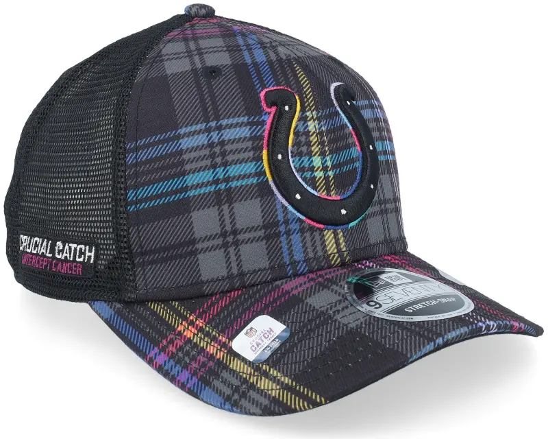 New Era Indianapolis Colts Nfl24 Crucial Catch 9seventy Tartan Trucker online