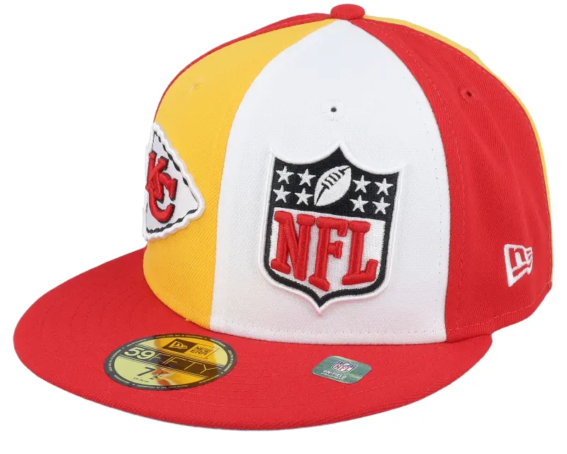 New Era Kansas City Chiefs 59FIFTY NFL Sideline 23 Yellow/Red/White Fitted online