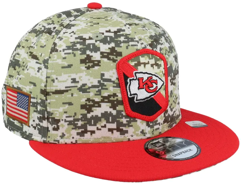 New Era Kansas City Chiefs 9FIFTY NFL Salute To Service 23 Camo Snapback online