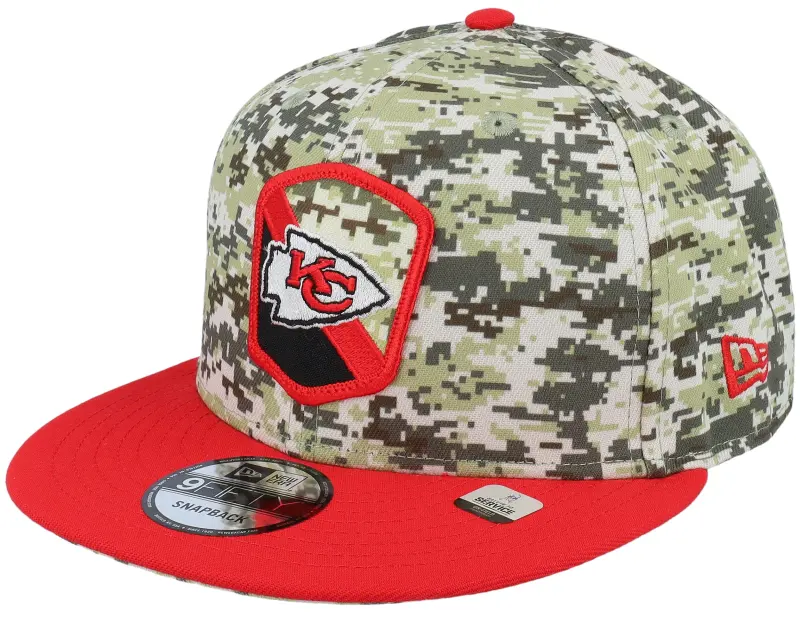 New Era Kansas City Chiefs 9FIFTY NFL Salute To Service 23 Camo Snapback online