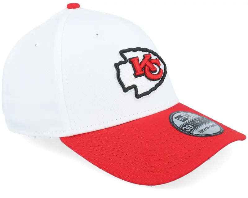 New Era Kansas City Chiefs NFL Team Logo 39THIRTY White/Red Flexfit online