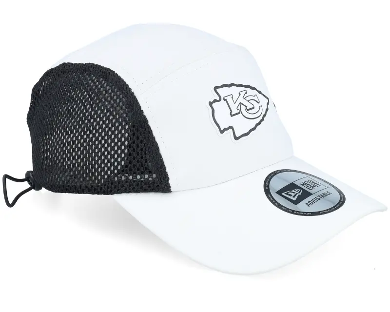 New Era Kansas City Chiefs Poly Runner White/Black 5-panel online