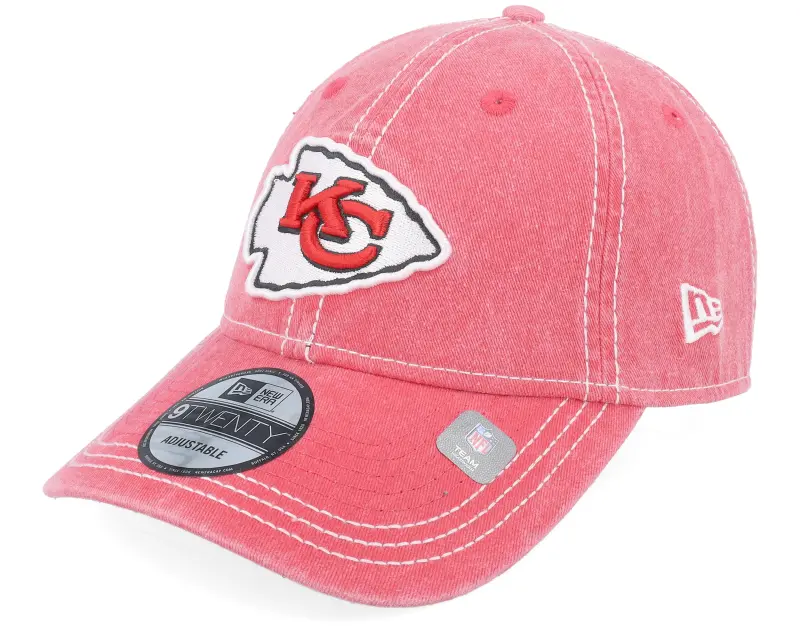 New Era Kansas City Chiefs Washed Contrast 9TWENTY Red Dad Cap online