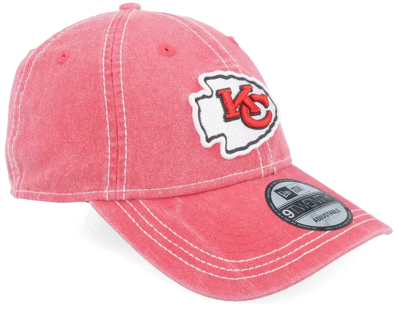 New Era Kansas City Chiefs Washed Contrast 9TWENTY Red Dad Cap online