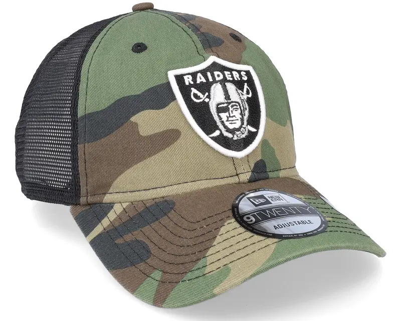 New Era Kids Las Vegas Raiders 9TWENTY Camo/Black Basic Trucker online
