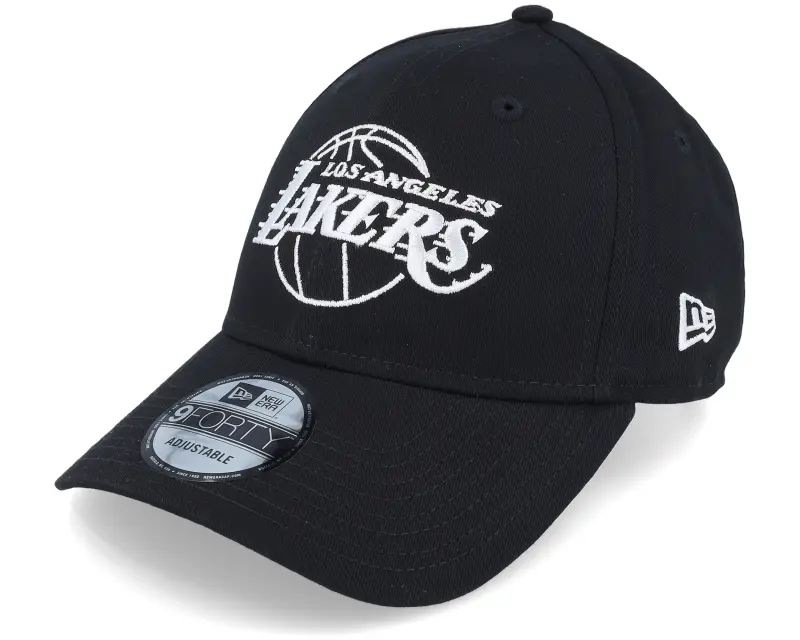 New Era LA Lakers Essential Outline 9Forty Black/White Adjustable online