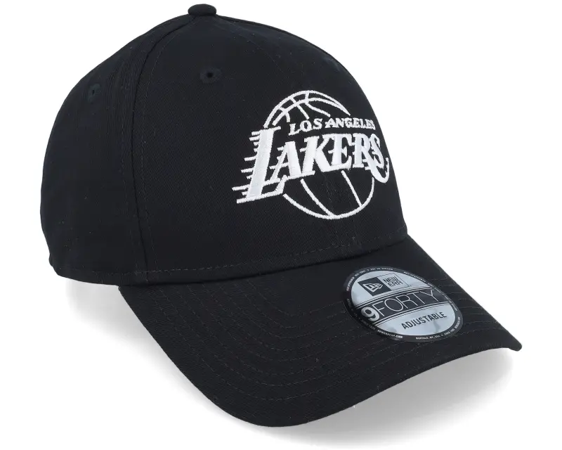 New Era LA Lakers Essential Outline 9Forty Black/White Adjustable online