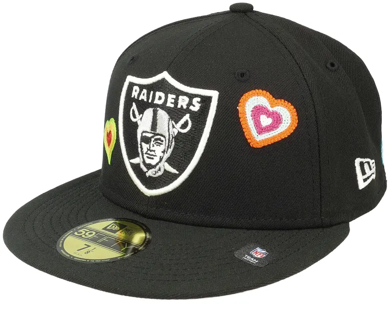 New Era Las Vegas Raiders 59FIFTY Chainstitchheart Black Fitted online
