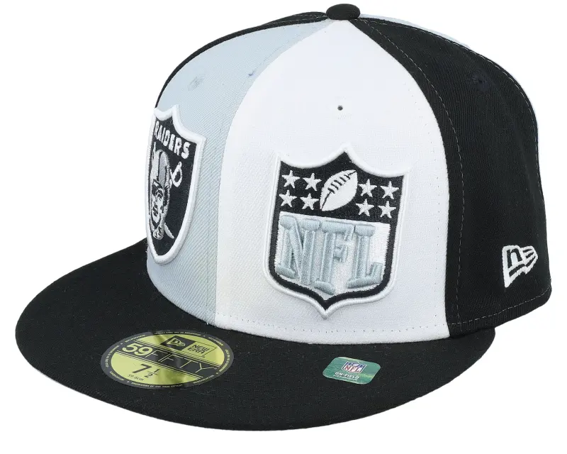 New Era Las Vegas Raiders 5FIFTY NFL Sideline 23 Gray/White/Black Fitted online