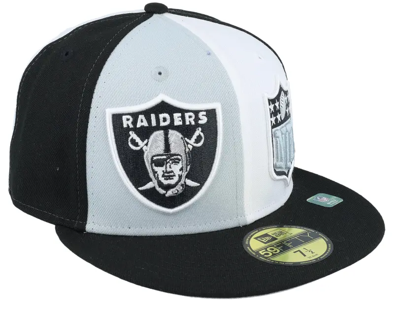 New Era Las Vegas Raiders 5FIFTY NFL Sideline 23 Gray/White/Black Fitted online