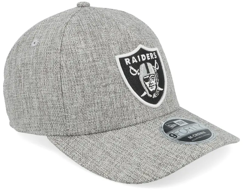 New Era Las Vegas Raiders 9FORTY M-Crown Cotton Weave Gray A-frame Adjustable online
