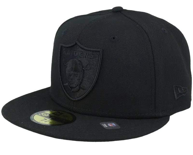 New Era Las Vegas Raiders Black on Black NFL Essential 59FIFTY Black Fitted online