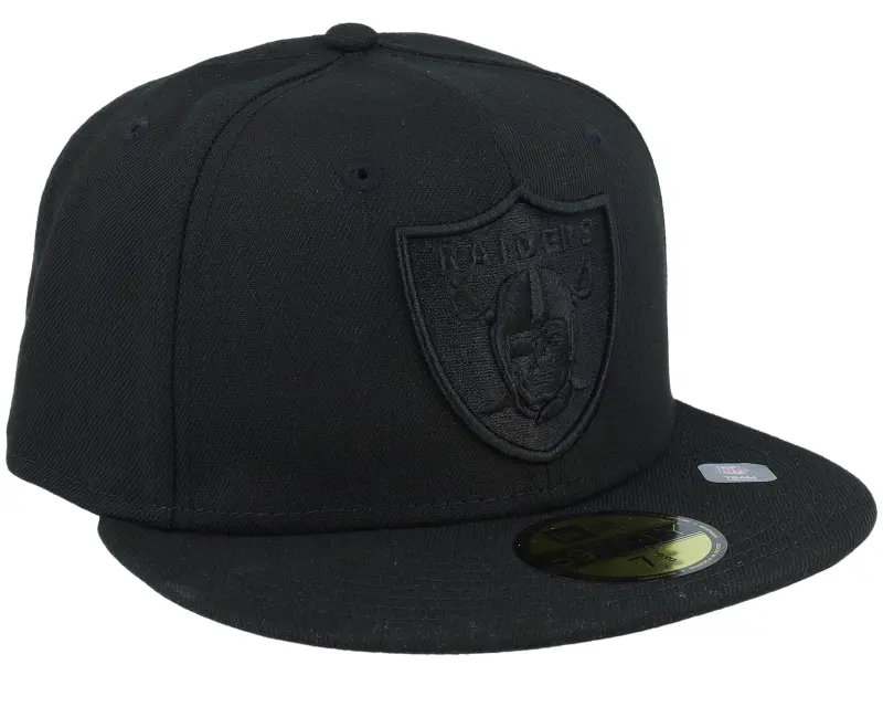 New Era Las Vegas Raiders Black on Black NFL Essential 59FIFTY Black Fitted online