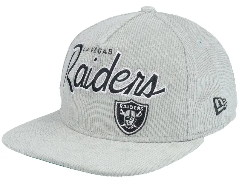 New Era Las Vegas Raiders Golfer Cord E3 Grey Snapback online