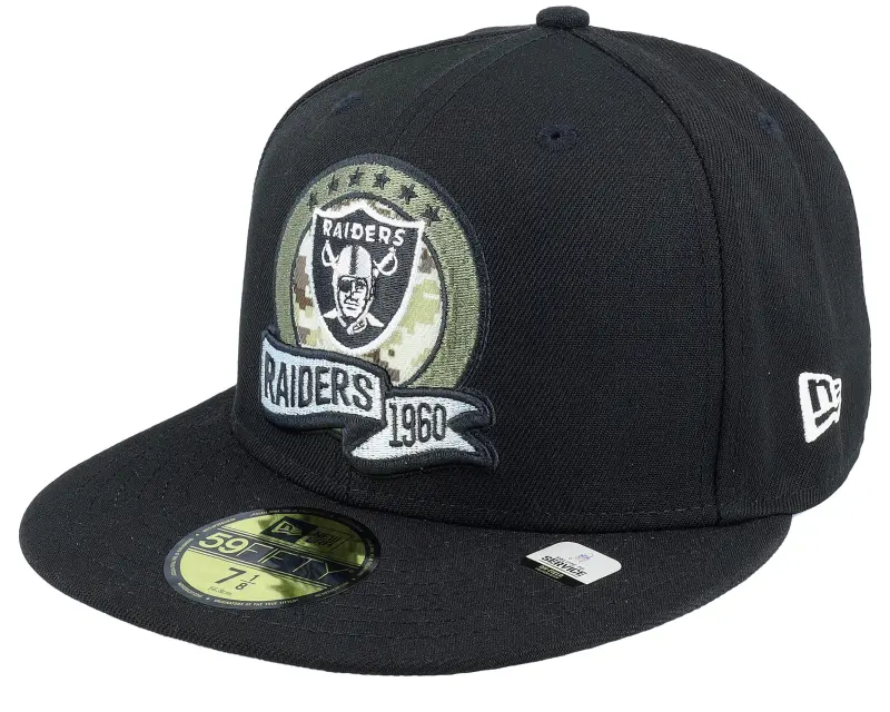 New Era Las Vegas Raiders M 59FIFTY NFL Salute To Service 22 Black/Camo Fitted online