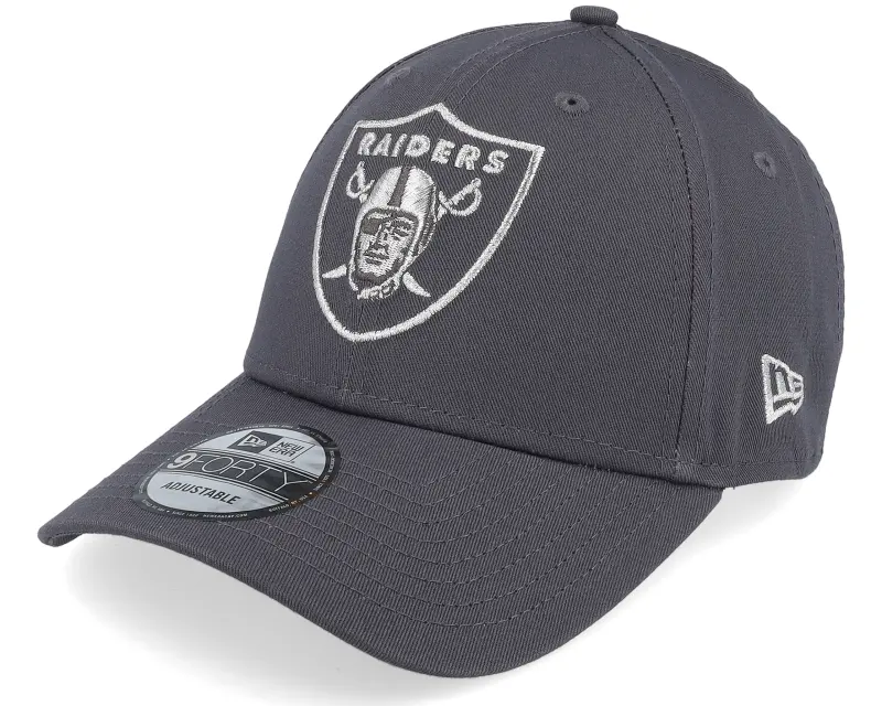 New Era Las Vegas Raiders Metallic Outline 9FORTY Charcoal Adjustable online