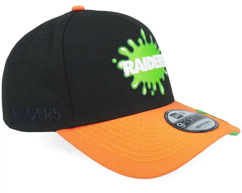 New Era Las Vegas Raiders NFL Slime 9FORTY Black/Orange A-Frame Adjustable online