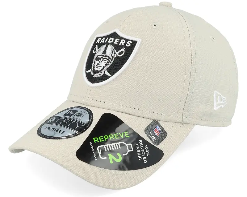 New Era Las Vegas Raiders Repreve 9FORTY Stone/Black Adjustable online