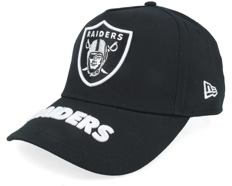 New Era Las Vegas Raiders Visor Hit Black A-Frame Adjustable online