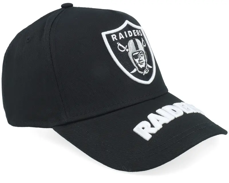 New Era Las Vegas Raiders Visor Hit Black A-Frame Adjustable online